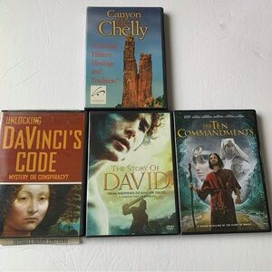 DVD Movie Bundle | Biblical & History Films (4 DVDs)